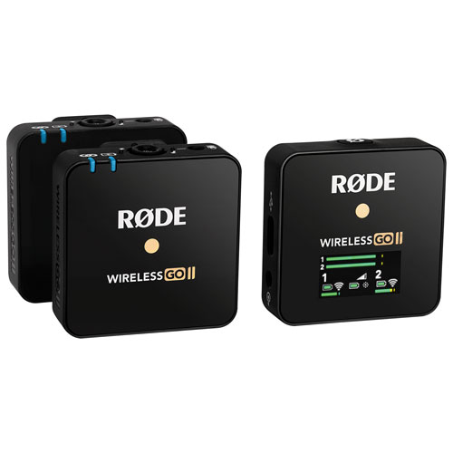 Rode Wireless Go II Dual Lavalier Microphone System