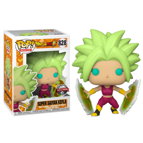 FUNKO  Pop Animation Dragonball Z 3.75 Inch Action Figure Exclusive - Super Saiyan Kefla #828