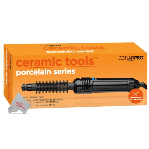 Conair Pro Ceramic Tools Porcelain Series Far-Infrared Hot Air Brush 3/4 Inch