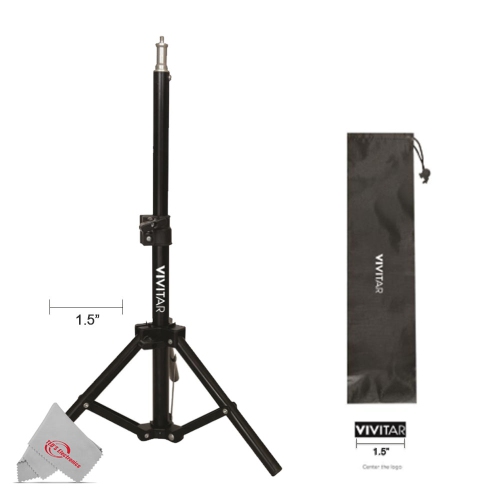 Vivitar Tabletop 27" Adjustable Height Multipurpose Light Stand Solid Locking System with Carrying Case