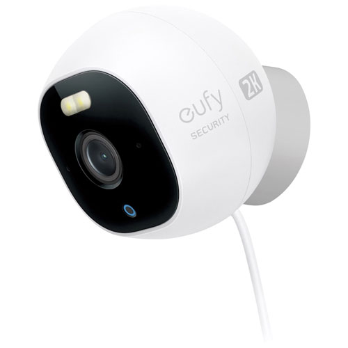 Caméra IP d'extérieur avec fil 2K Cam Pro d'eufy - Blanc