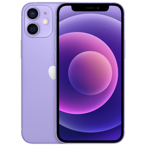 Fido iPhone 12 Mini 64GB - Purple - Monthly Financing