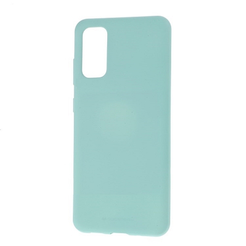 TopSave Goospery Soft Feeling Jelly Silky Slim Bumper Case For Samsung A52 5G 6.5", Teal