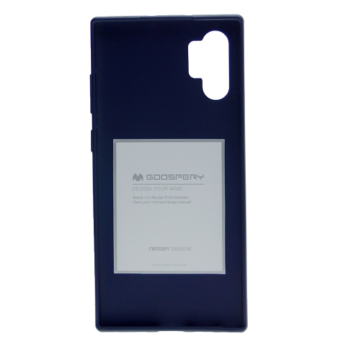 TopSave Goospery Soft Feeling Jelly Silky Slim Bumper Case pour Samsung A32 5G 6.5 ", bleu marine