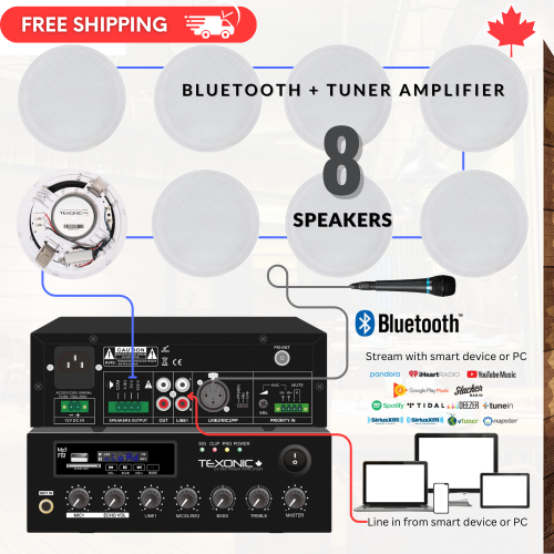 amplifier commercial music system