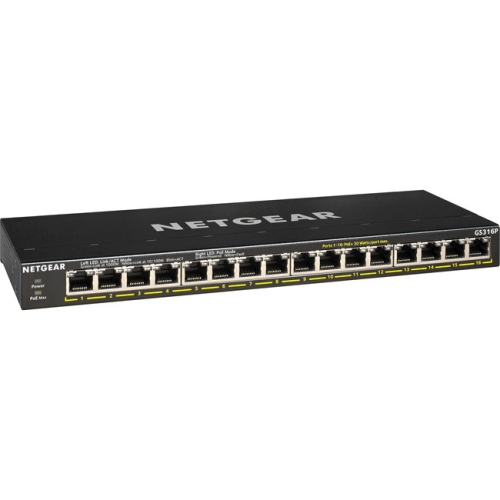 16-Port Gig Unmanaged PoE+with FlexPoE 115W