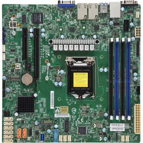 Supermicro MB MBD-X11SCH-LN4F-O S1151 Ci3 Celeron E-2100 C246 128G PCIE mATX