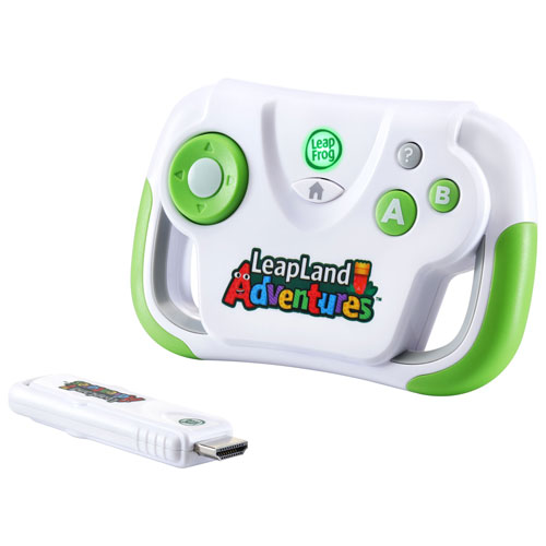 Leapfrog LeapLand Adventures Learning Video Game w/ Wireless Controller & Play Game Stick -English