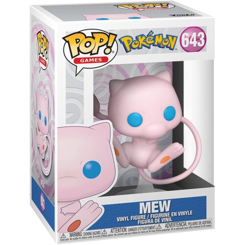 Pop Games Pokemon 3.75 Inch Action Figure - Mew #643