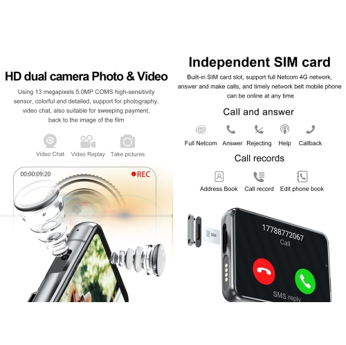 ISPEKTRUM iS999 Android Smartwatch, 2.8” Screen Dual Camera 4GB+64GB,2300 mAh Battery Waterproof 4G/LTE Call GPS WiFi, Sports Mode Fitness Tracker