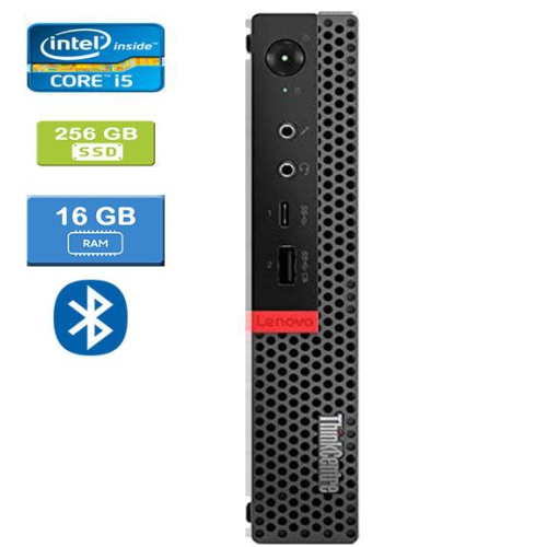 Lenovo ThinkCentre M720q Tiny Desktop - Intel Core i5-8400T, 16GB Memory, 256GB SSD, Win 10 Pro by LENOVO - Refurbished condition - Image 2