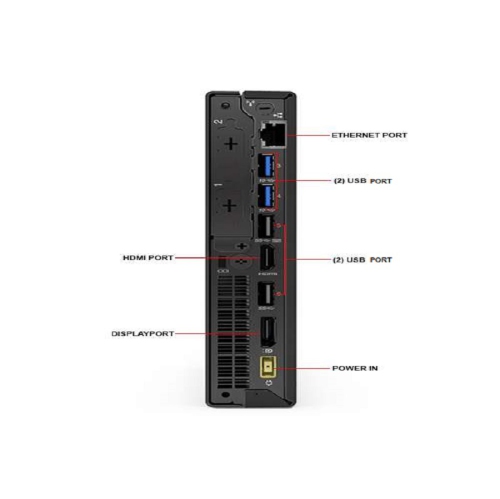 Lenovo ThinkCentre M720q Tiny Desktop - Intel Core i5-8400T, 16GB Memory, 256GB SSD, Win 10 Pro by LENOVO - Refurbished condition - Image 4