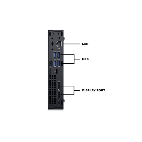 Dell OptiPlex 7060 Micro Desktop - Intel Core i7-8700T, 16GB Memory, 512GB SSD, Win 10 Pro by DELL - Refurbished condition - Image 3