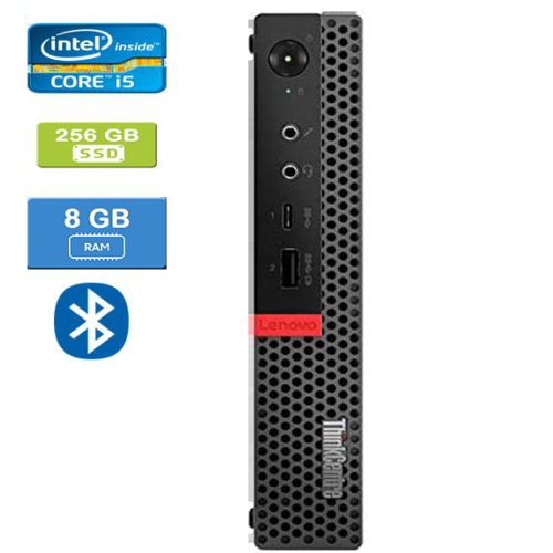 Lenovo ThinkCentre M720q Tiny Desktop - Intel Core i5-8500T, 8GB Memory, 256GB SSD, Win 10 Pro by LENOVO - Refurbished condition - Image 2