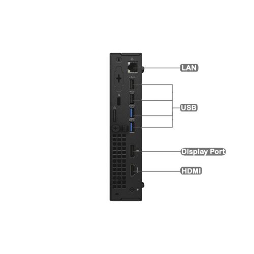 Refurbished - DELL 3050 MICRO Intel Core i5-6500T 2.50 GHz, 8GB, 240GB SSD, Win 10 Pro