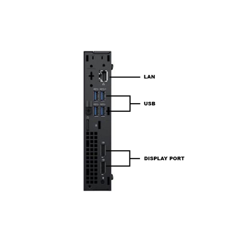 Dell OptiPlex 5070 Micro Desktop - Intel Core i5-9500T, 32GB Memory, 512GB SSD, Win 10 Pro by DELL - Refurbished condition - Image 4