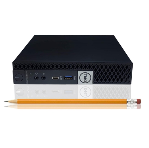 Dell OptiPlex 5070 Micro Desktop - Intel Core i5-9500T, 32GB Memory, 512GB SSD, Win 10 Pro by DELL - Refurbished condition - Image 5