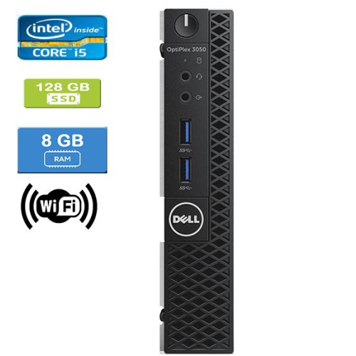 Dell OptiPlex 3050 Micro Desktop - Intel Core i5-6500T, 8GB Memory, 128GB SSD, Win 10 Pro by DELL - Refurbished condition - Image 2