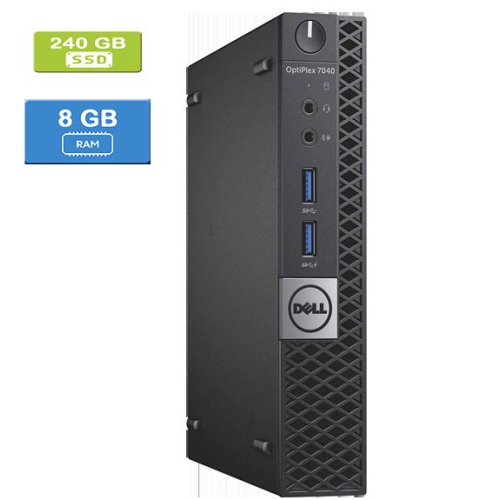 Dell OptiPlex 7040 Micro Desktop - Intel Core i5-6500, 8GB Memory, 240GB SSD, Win 10 Home by DELL - Refurbished condition - Image 2