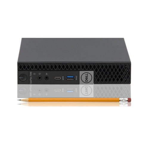 Dell OptiPlex 7060 Micro Desktop - Intel Core i7-8700T, 16GB Memory, 256GB SSD, Win 10 Pro by DELL - Refurbished condition - Image 5
