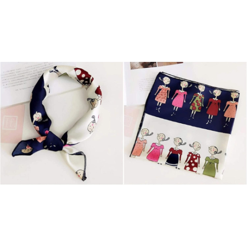 Chideno Scarfs - Women's Scarves 50 x 50 Cm - Handbag Scarf - Neck Scarf - Fashion Scarf - Gift for Her - Quality Scarf