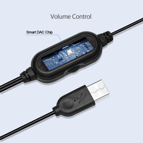 Adesso Xtream S4 2.0 Speaker with Inline Volume Control, Wired USB