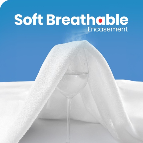 Canadian Linen Soft Terry Cotton Mattress Protector King XL 78"x80"x14"Fitted 100% Waterproof Zipper Encasement 17" Deep Pocket Mattress Bedding Cover