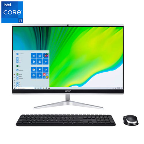 Acer Aspire C 24" Touchscreen All-in-One PC - Silver