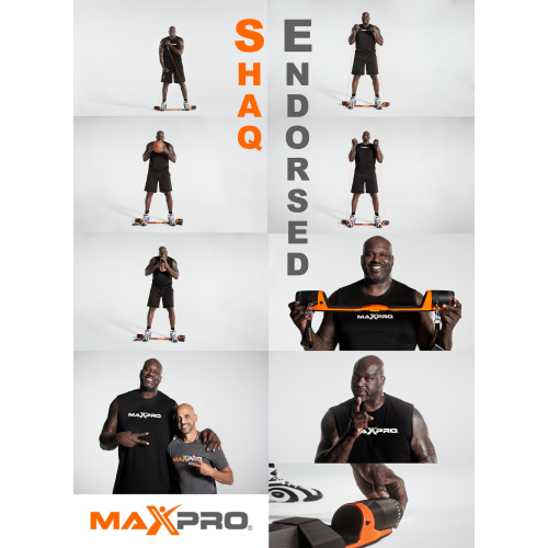 MAXPRO Fitness Portable Cable Smart Home Gym (E1101-NNA-NG / 13152594) Versatile Exercise Machine w/Bluetooth - Build, Burn & Tone. Strength, HIIT, Plyo, (Raw Metal)