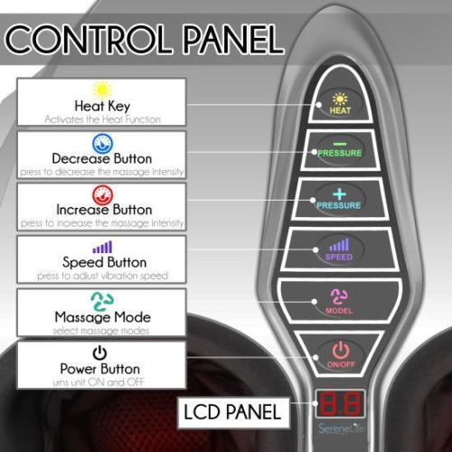 SereneLife Vibration Therapy Foot Massager,