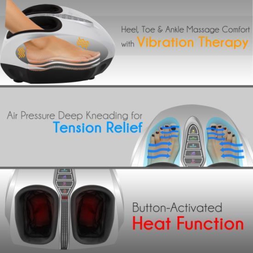 SereneLife Vibration Therapy Foot Massager,