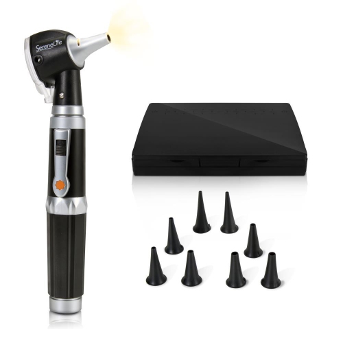 SereneLfie Fibre Optic Otoscope Instrument, Nose/Ear/Mouth Inspection, Battery Operated,