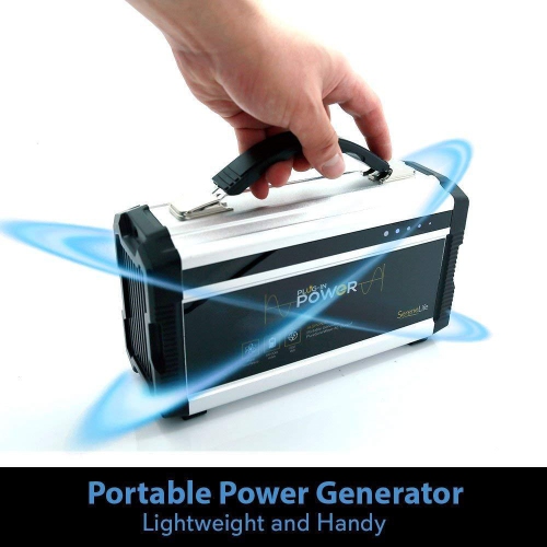 SereneLife Compact & Portable Power Generator, Rechargeable Battery, 60,000mAh
