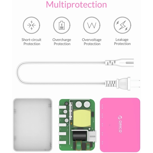ORICO 40W 5 Port Family-Sized Charging Station - Open Box