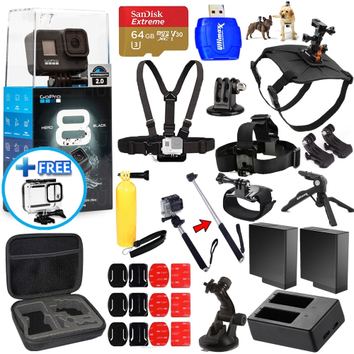 Ensemble GoPro HERO8 Black 4 - version américaine avec garantie du vendeur