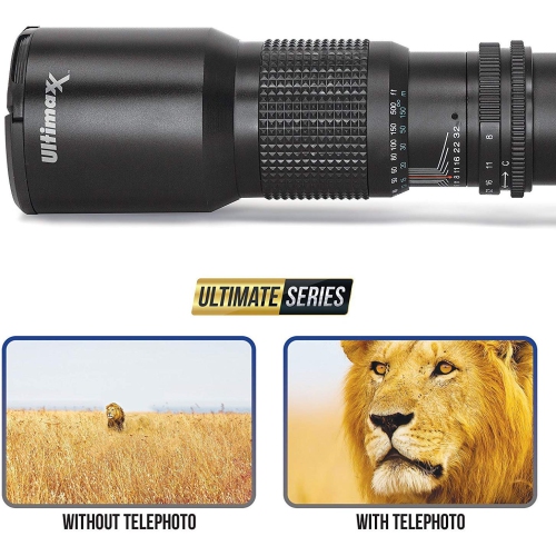 ULTIMAXX 500mm PRESET Lens Bundle 3 - US Version w/ Seller Warranty
