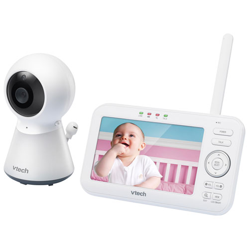 Interphone surveillance 5 po avec veilleuse, vision nocturne et comm. bidirection. de VTech