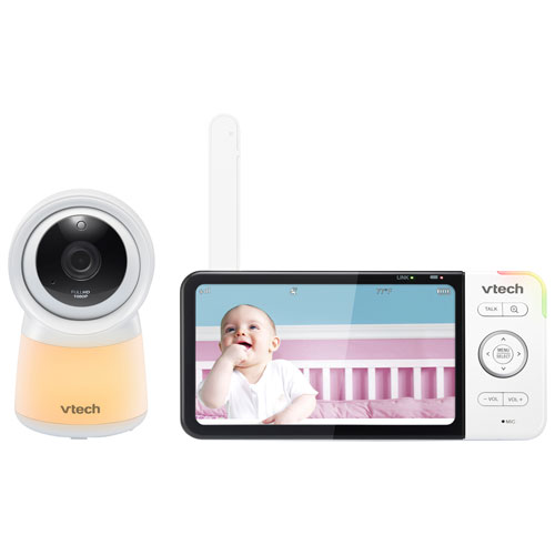 VTech 5" Video Baby Monitor with Night Light, Night Vison & Two-Way Audio