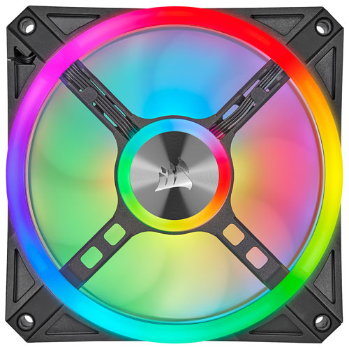 Corsair iCue QL120 RGB PWM 120mm Triple Case Fan Kit