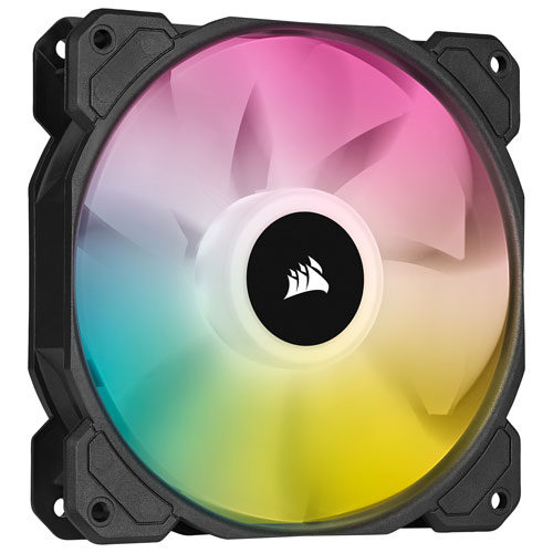 Ensemble de trois ventilateurs de 120 mm RVB Elite Performance iCUE SP120 de Corsair - Noir