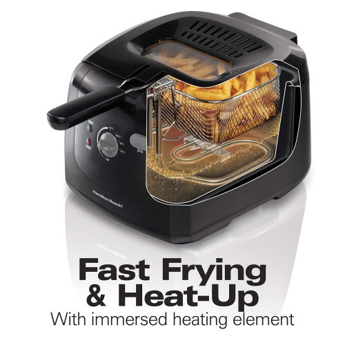 Hamilton Beach Oil Capacity Deep Fryer with Cool Touch Sides