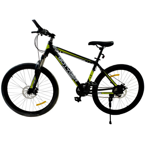 GoTyger 66 cm 24 Speed Mountain Bike - Black