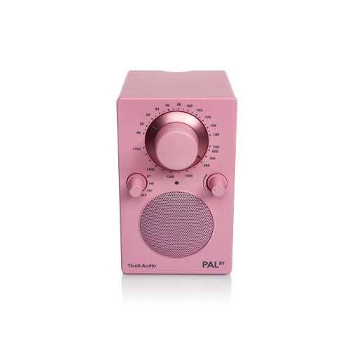 Tivoli Audio PALBT Portable AM/FM Radio with Bluetooth - Pink