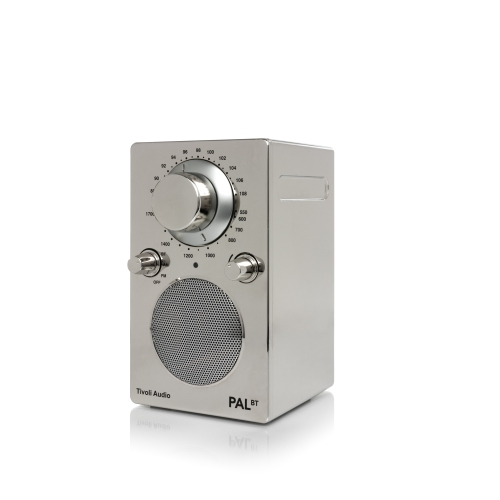 Tivoli Audio PALBT Portable AM/FM Radio with Bluetooth - Chrome