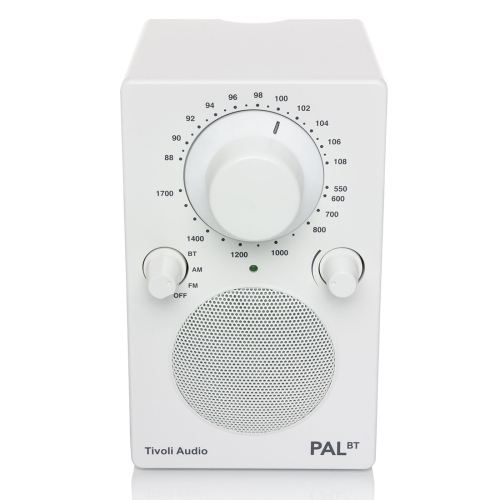 Tivoli Audio PALBT Portable AM/FM Radio with Bluetooth - White