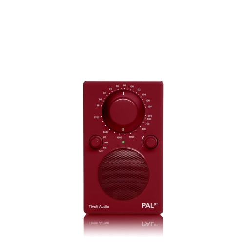 TIVOLI AUDIO  Palbt Portable Am/fm Radio With Bluetooth - In Red Great for Bluetooth, not so much for AM & FM reception