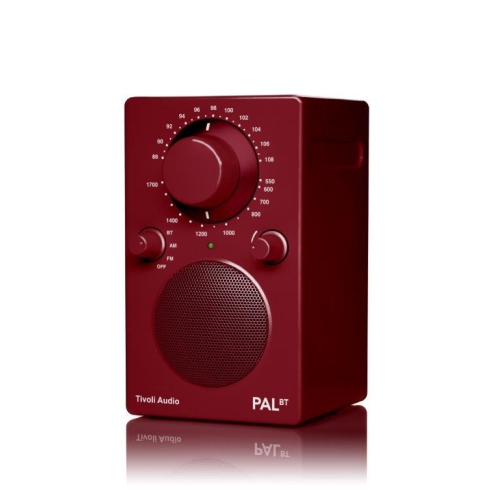 Tivoli Audio PALBT Portable AM/FM Radio with Bluetooth - Red