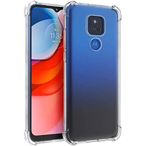 【CSmart】 Ultra Thin Soft TPU Silicone Jelly Bumper Back Cover Case for Motorola Moto G Play 2021, Clear