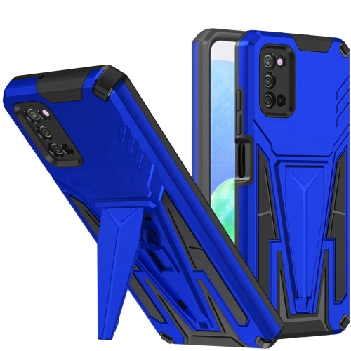 【CSmart】 Shockproof Heavy Duty Rugged Defender Hard Case Kickstand Cover for Samsung Galaxy A52 5G, Blue