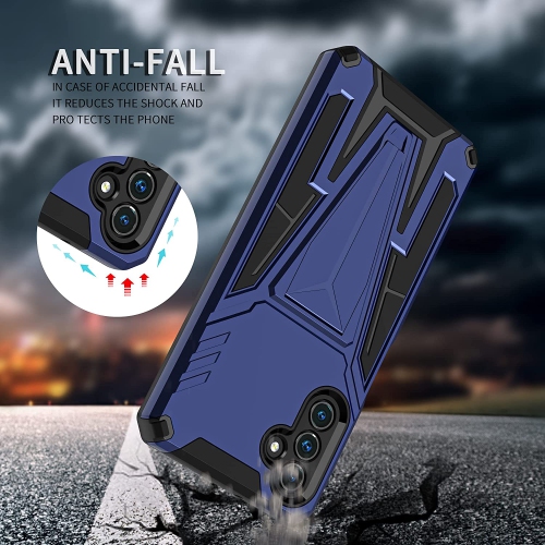 【CSmart personnalisé de protection antichoc robuste sur support de béquille pour Galaxy A32 5G de Samsung, bleu